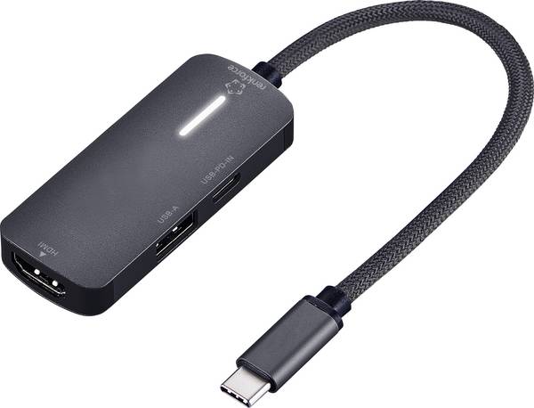 Stacja dokująca USB-C® Renkforce RF-USBHA-400