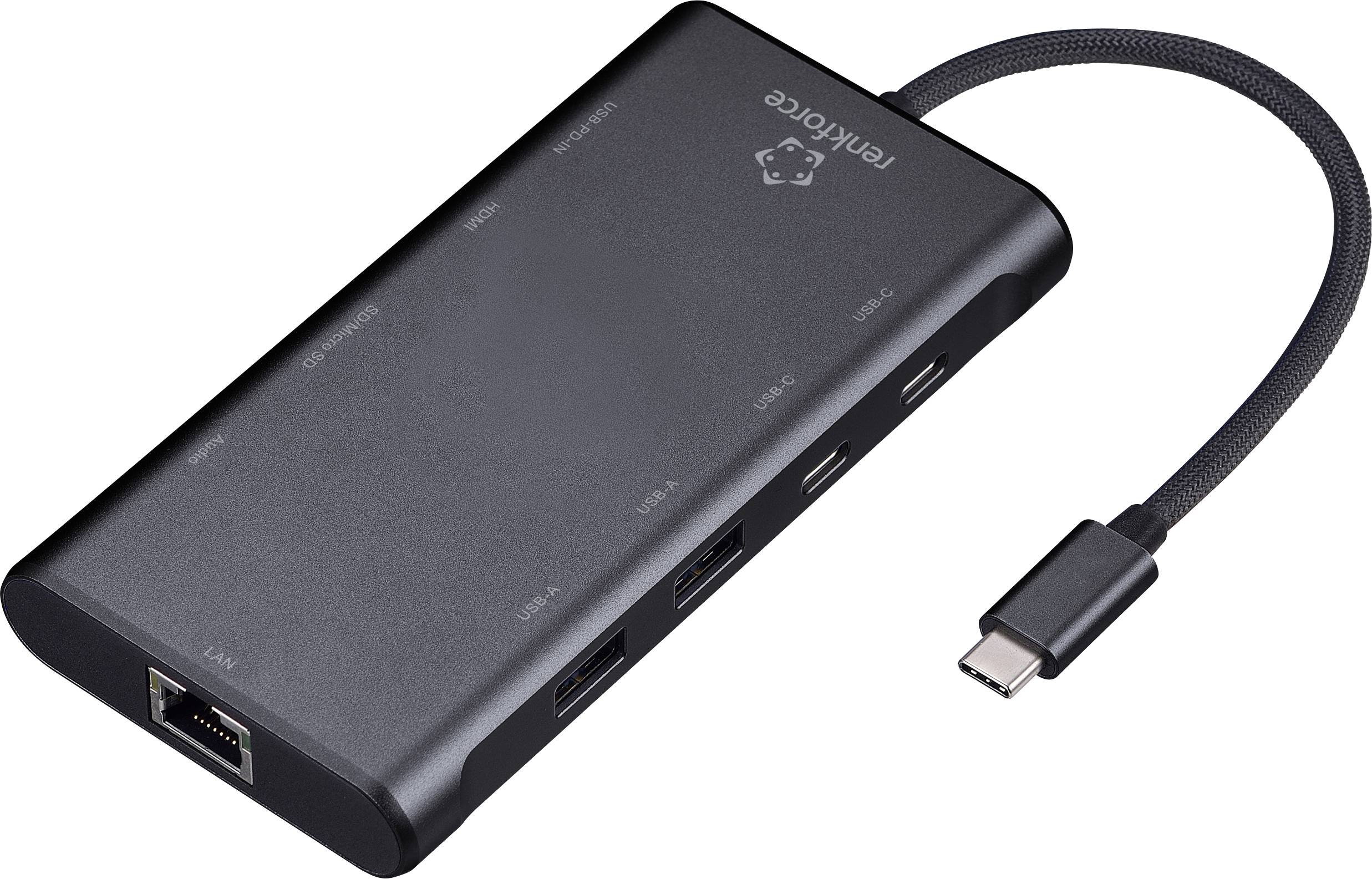 Док-станція Renkforce RF-USBHA-500 USB-C®