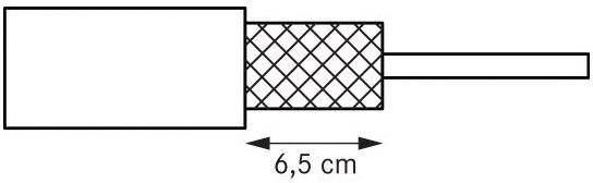 Uchwyt wkrętaka ze wzorem przeciwpoślizgowym. Szerokość uchwytu 6,5 cm.