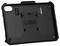 Czarna obudowa ochronna UAG dla tabletu, o wytrzymałej konstrukcji z podstawką do ustawienia w poziomie.
