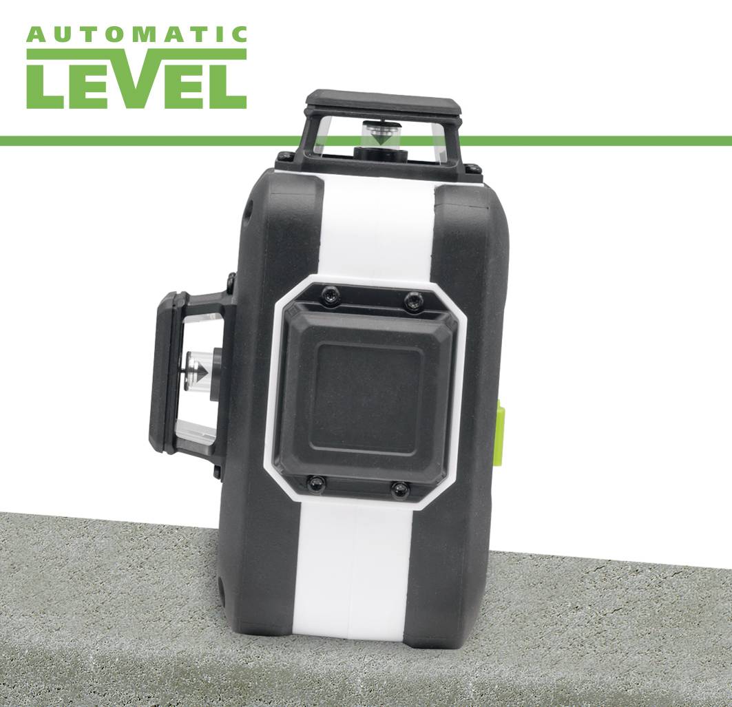 Torba 'Automatic Level' w kolorach czarnym i białym na podłożu betonowym.