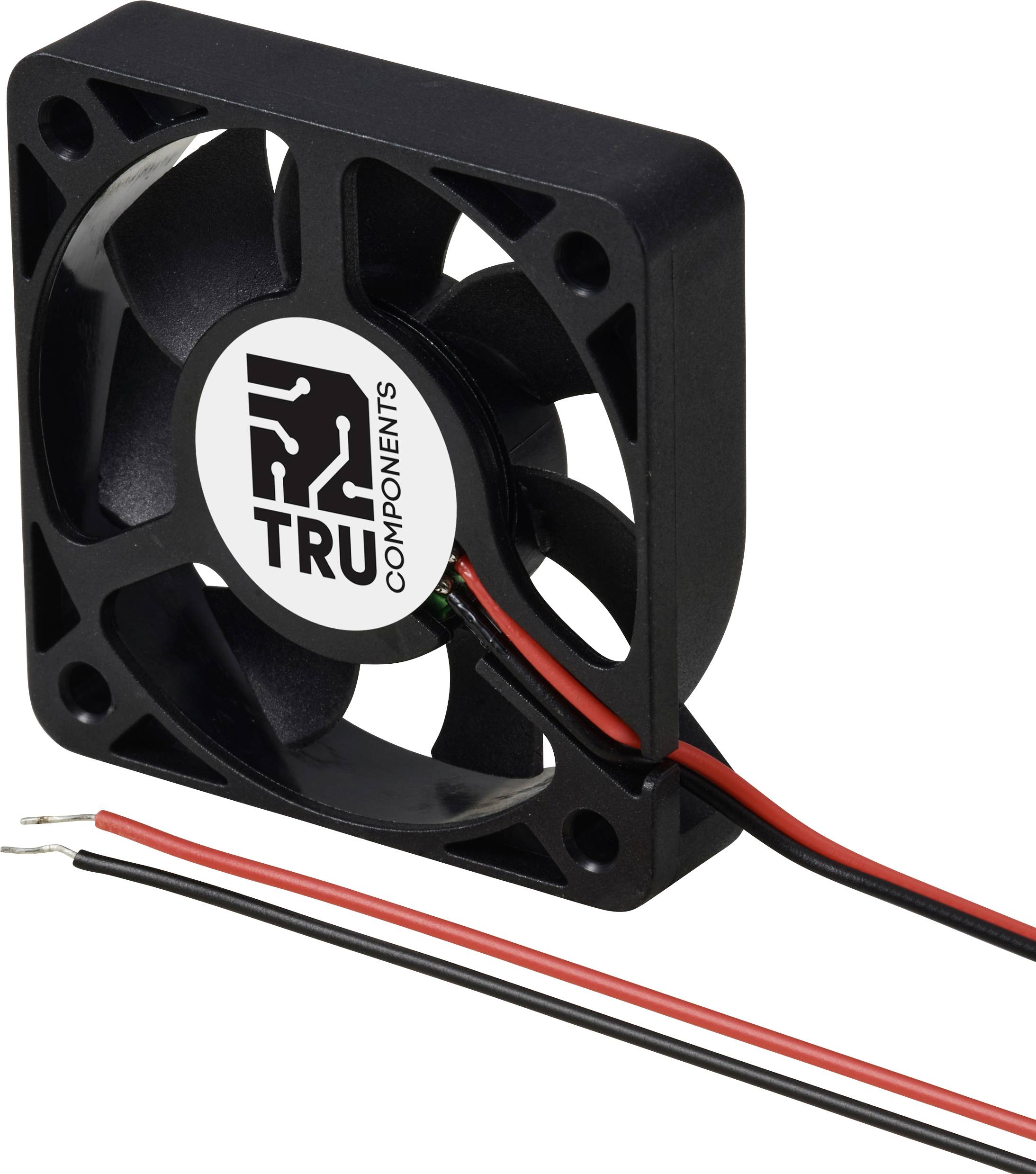 Осьовий вентилятор TRU COMPONENTS TC-MX5010-12V0.04A, 12 В/DC, 13,2 м³/год, (Д x Ш x В) 50 x 50 x 10 мм