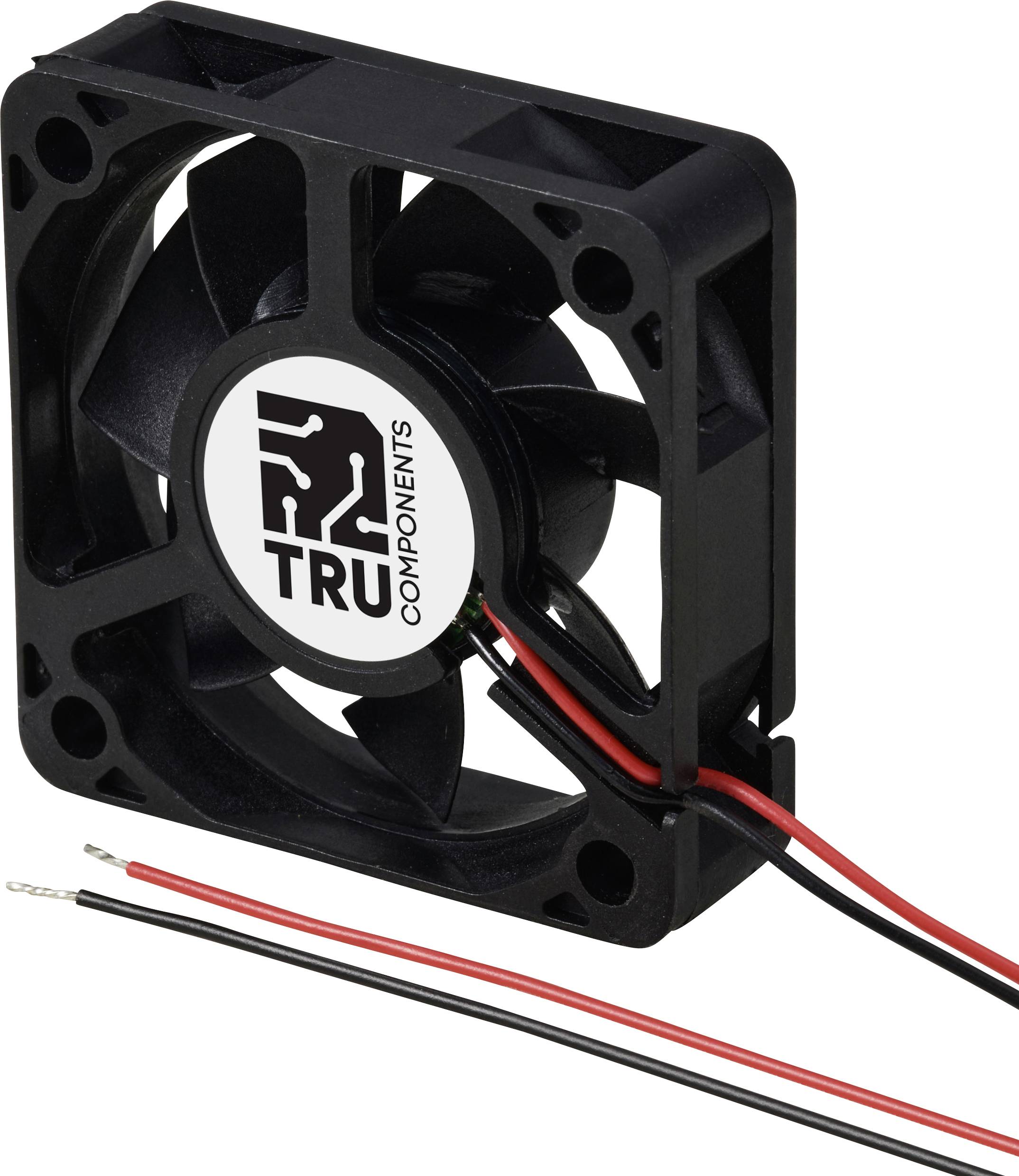 Осьовий вентилятор TRU COMPONENTS TC-MX5015-12V0.05A, 12 В/DC, 19.2 м³/год, (Д x Ш x В) 50 x 50 x 15 мм