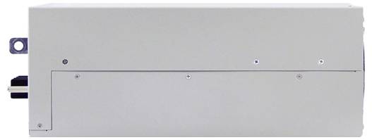 Szary, prostokątny element techniczny z interfejsem podłączeniowym po jednej stronie, przeznaczony do zastosowań przemysłowych lub integracji w maszynach.