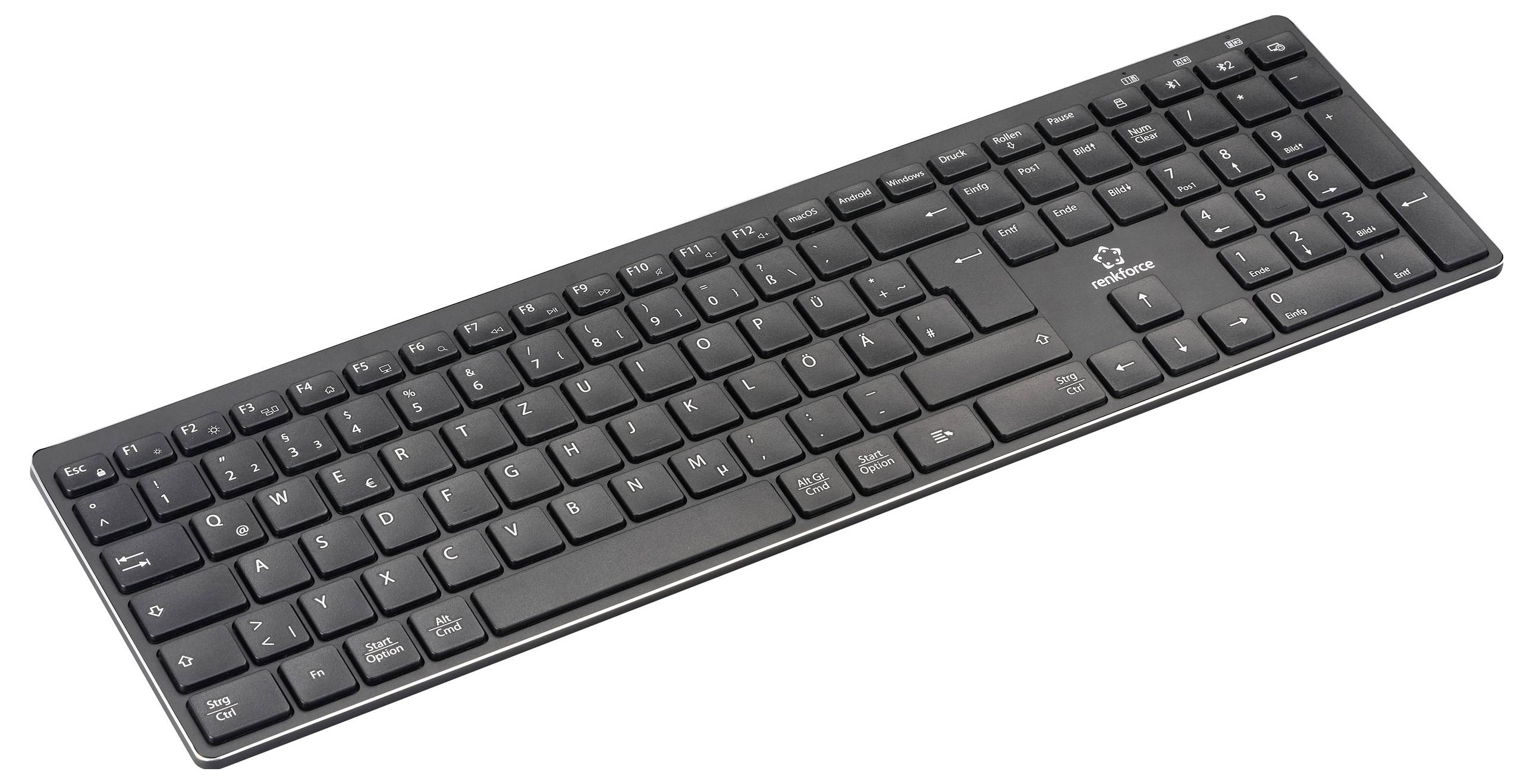 Клавіатура Renkforce RF-ARKB-400 німецька, QWERTZ