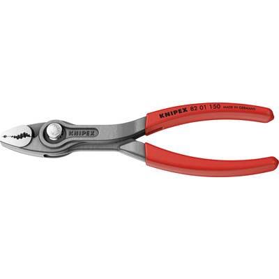Czerwone szczypce Knipex z napisem '82 01 150 Made in Germany'.