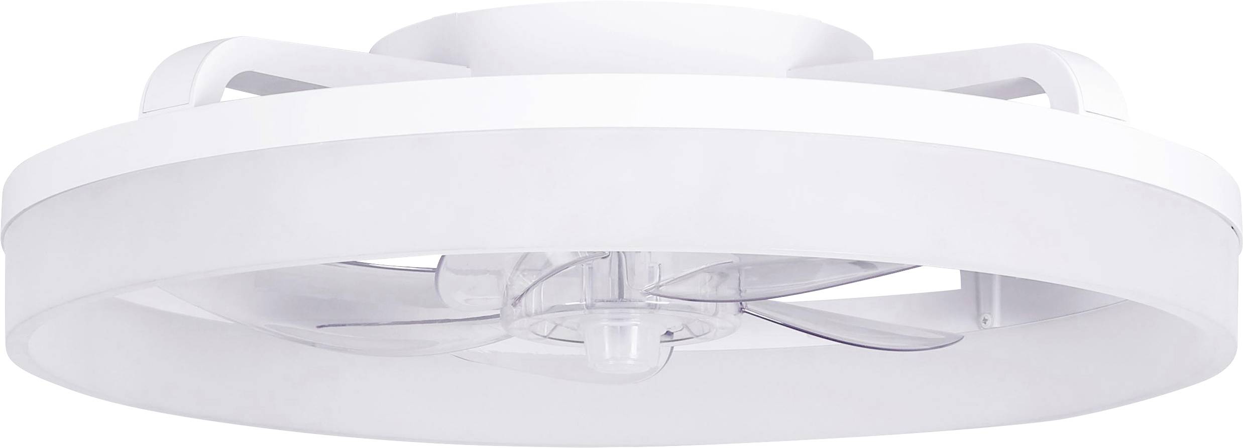 Стельовий вентилятор Westinghouse 20 Вт (Ø x В) 500 мм x 165 мм білий, з таймером, пультом дистанційного керування, підсвічуванням