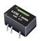 Czarny element elektroniczny z oznaczeniem 'GAPTEC 0.5T8E_1 series, RoHS 2117'. Trzy metalowe piny na dole.