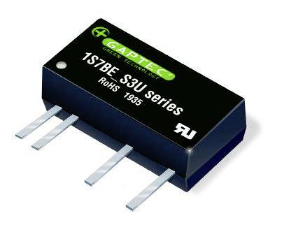 Seria 'GAPTEC 1S7BE-S3U' to element elektroniczny w obudowie DIL. Oznaczenie wskazuje na zgodność z RoHS oraz zawiera inne dane techniczne.