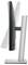 Monitor z boku, z obrotowym ekranem, zamontowany na regulowanej podstawie.