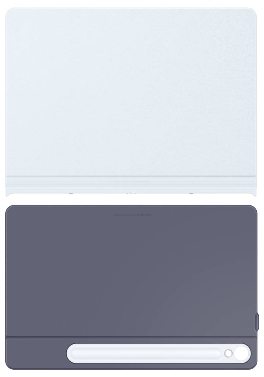 Dwa smukłe, prostokątne urządzenia elektroniczne, jedno w jasnej obudowie, drugie w ciemnej, leżące obok siebie.