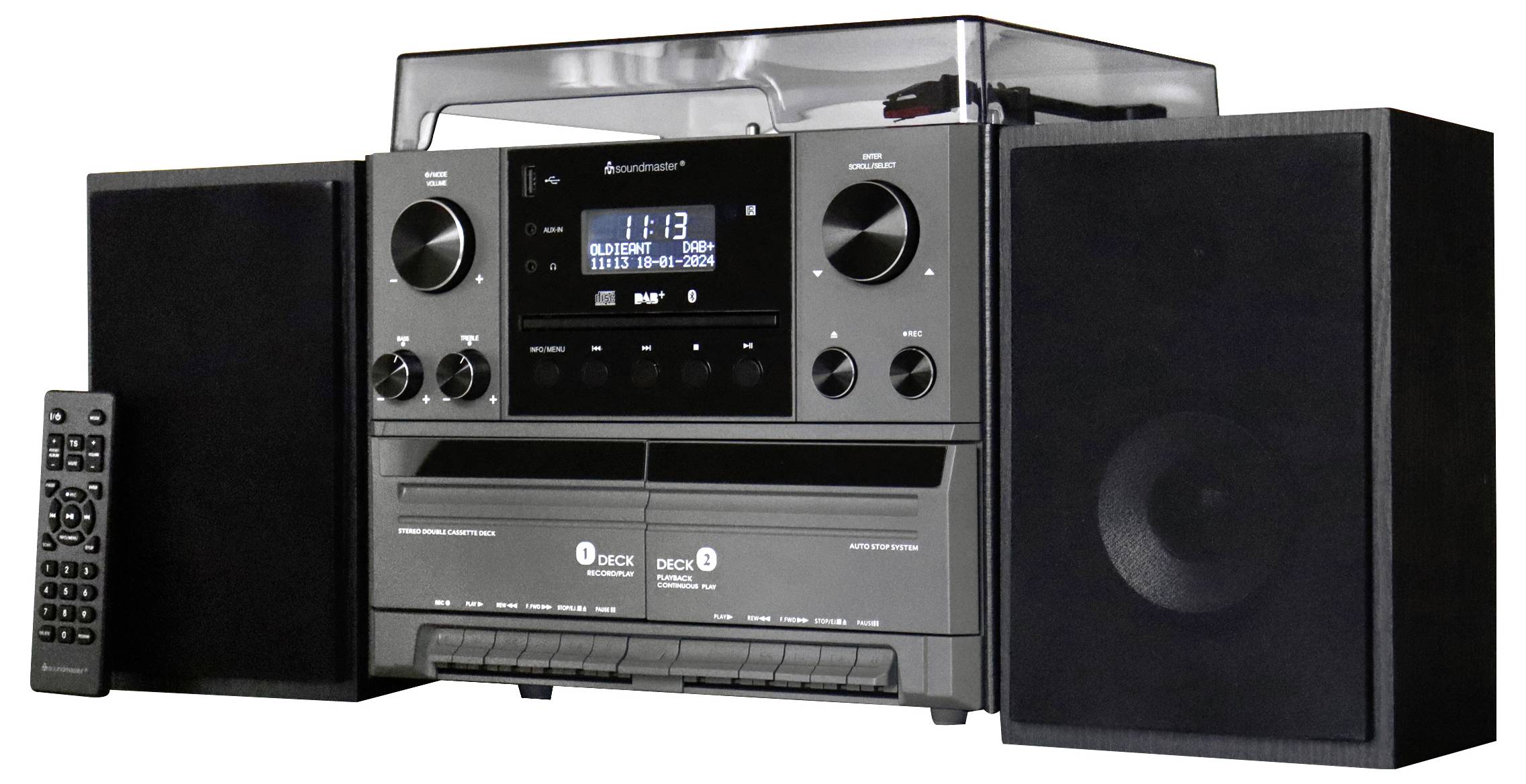 Міні-система Soundmaster MCD5600SW чорного кольору