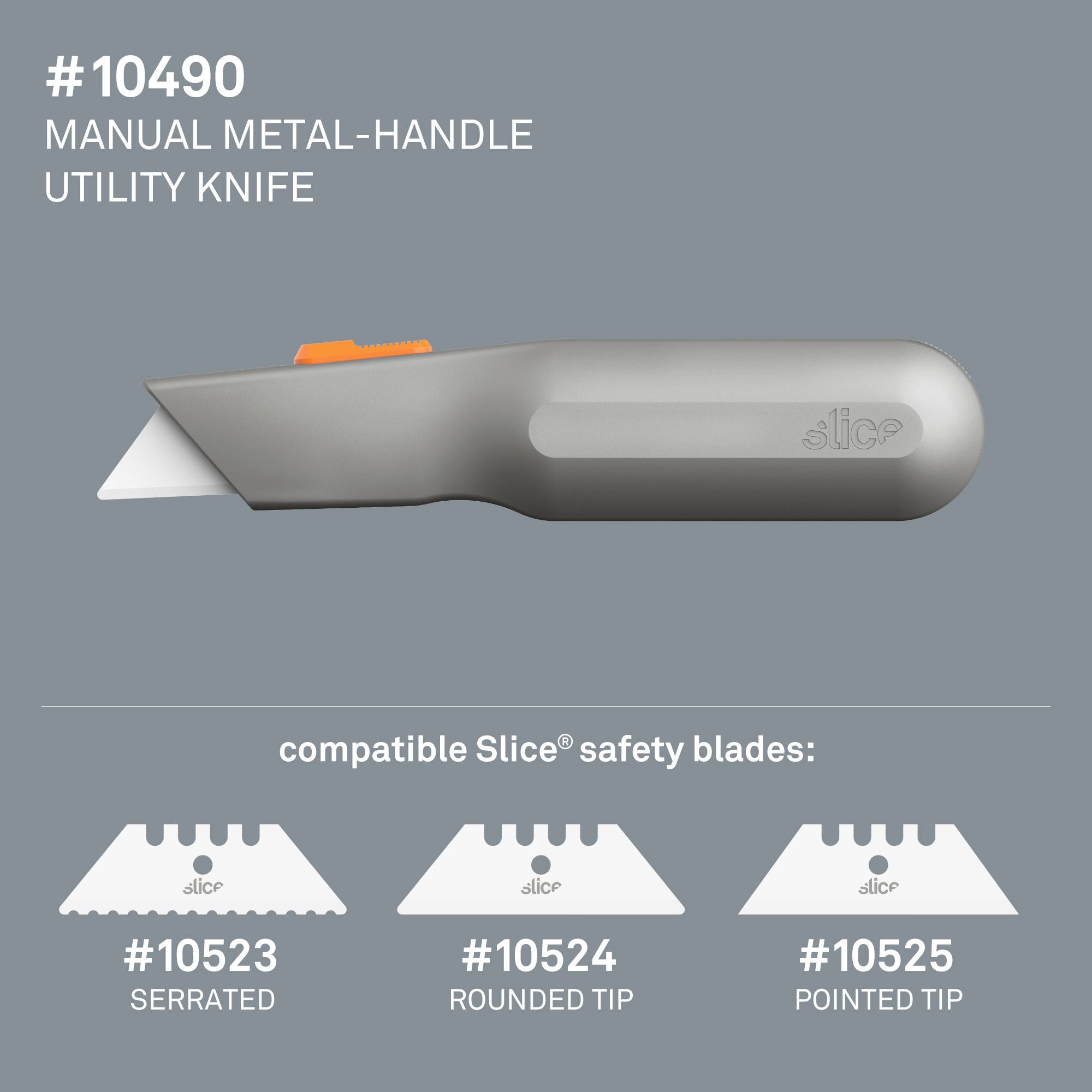 Nóż do krojenia z metalową rączką Slice 10490 1 szt.-4