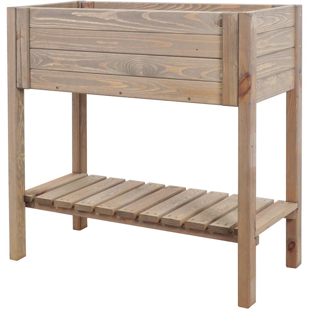 Підняте грядка Арон сірий 79 x 39 x 79 см Siena Garden 07801-131 1 шт.