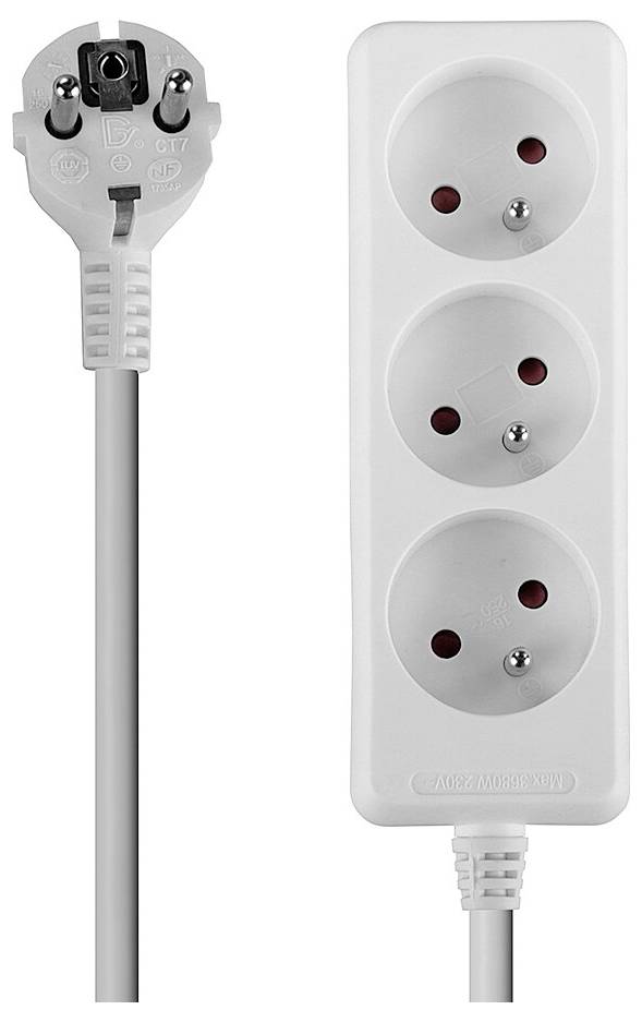 Подовжувач LINDY 73120 Кількість розеток: 3