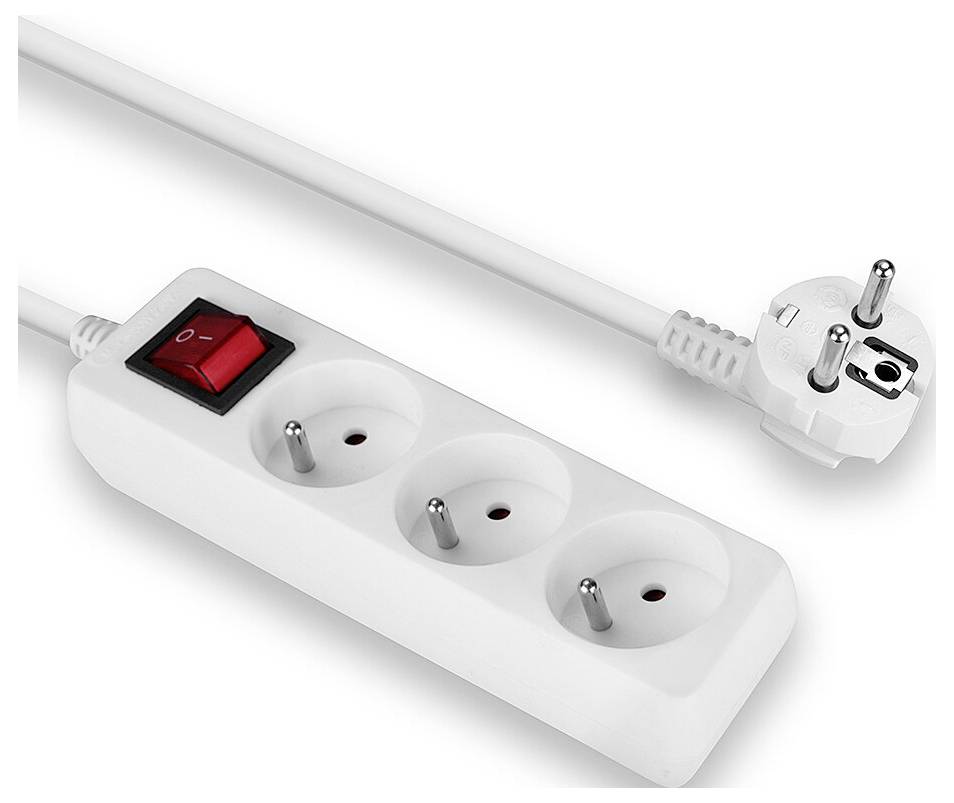 LINDY 73124 подовжувач 73124 Кількість розеток: 3