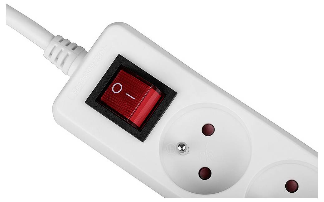 LINDY 73124 подовжувач 73124 Кількість розеток: 3