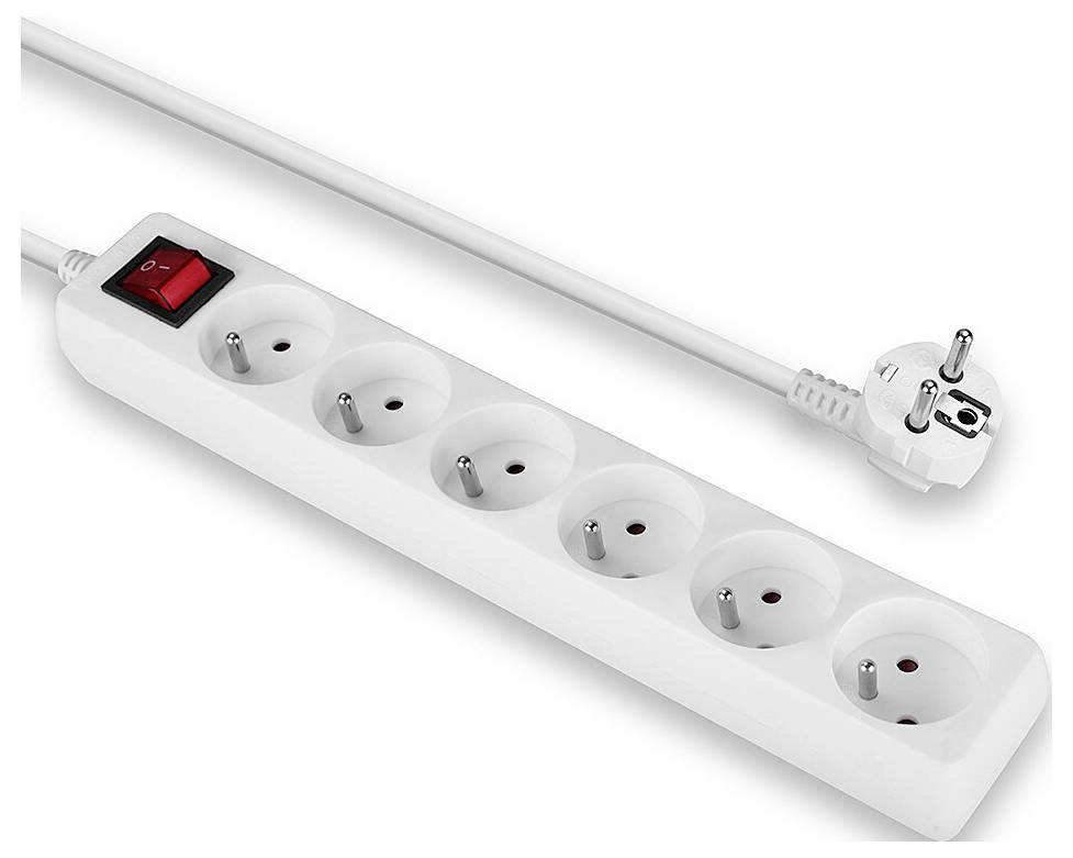 LINDY 73126 подовжувач 73126 Кількість розеток: 6