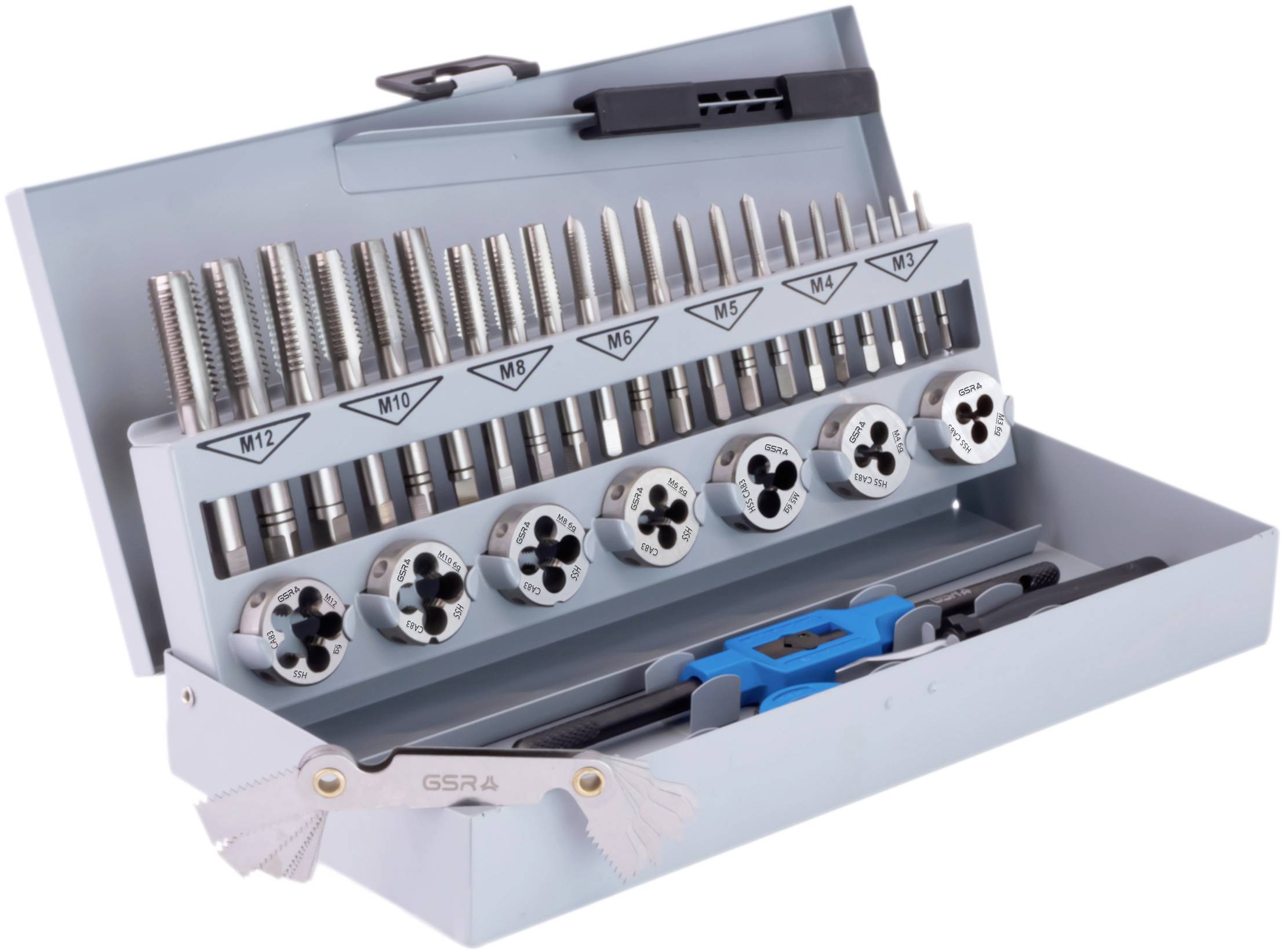 Набір мітчиків GSR 00708070, метричні, M3 - M12