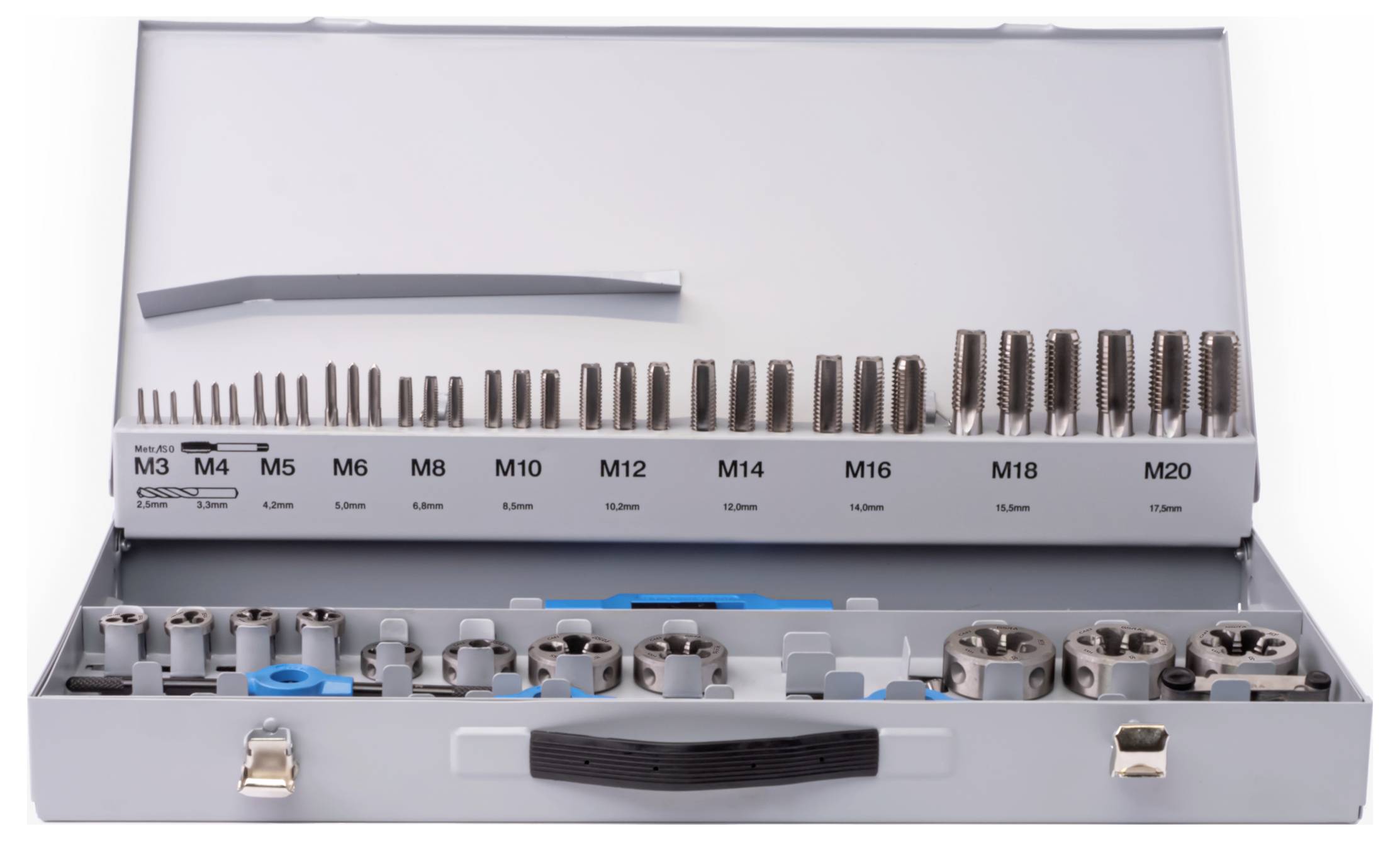 Набір мітчиків GSR 00708090, метричні, M3 - M18, M20