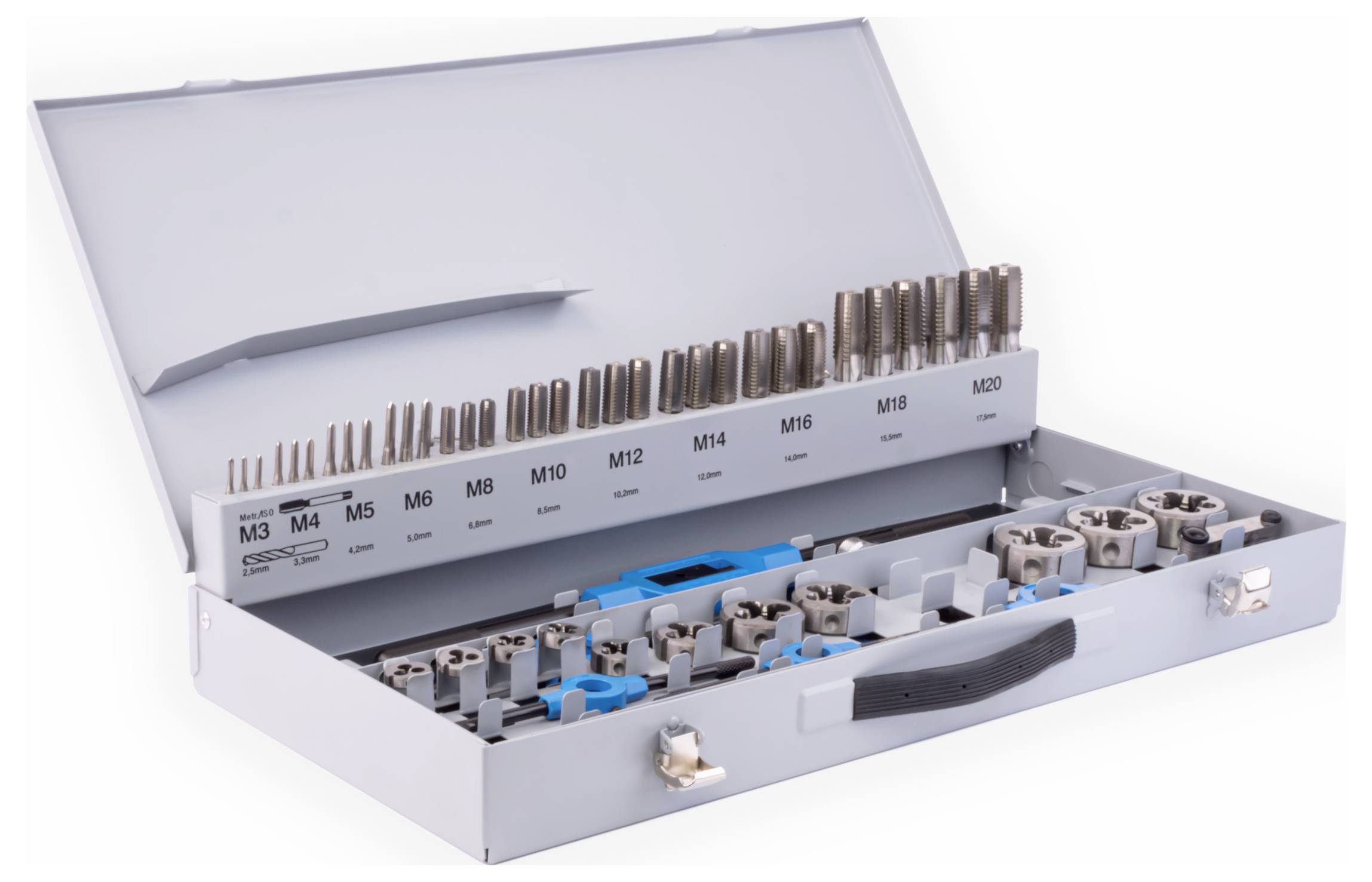 Набір мітчиків GSR 00708090, метричні, M3 - M18, M20