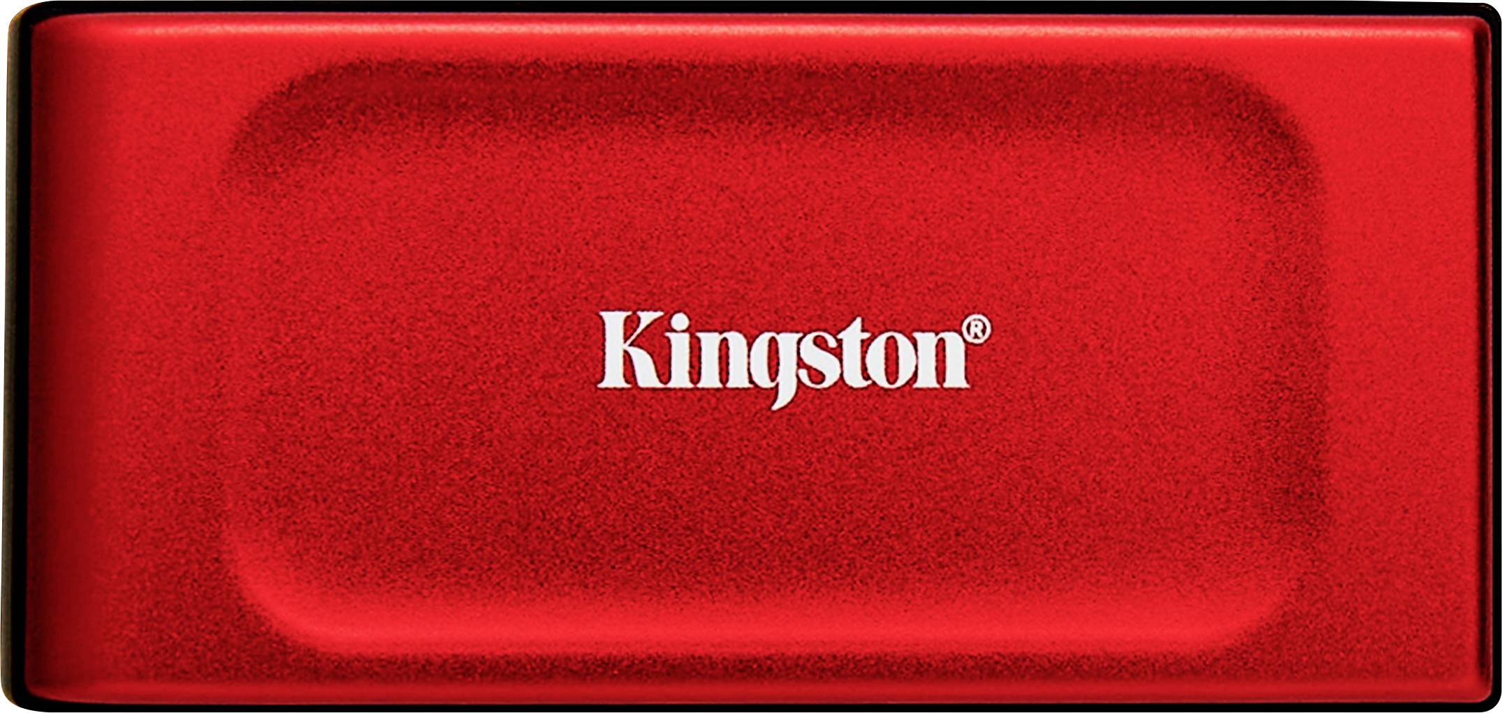 Зовнішній SSD-накопичувач Kingston XS1000 SXS1000R/1000G 1 ТБ USB-C® червоного кольору
