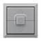 Szary przełącznik ze strzałkami w górę i w dół do sterowania, centralny kwadratowy przycisk.