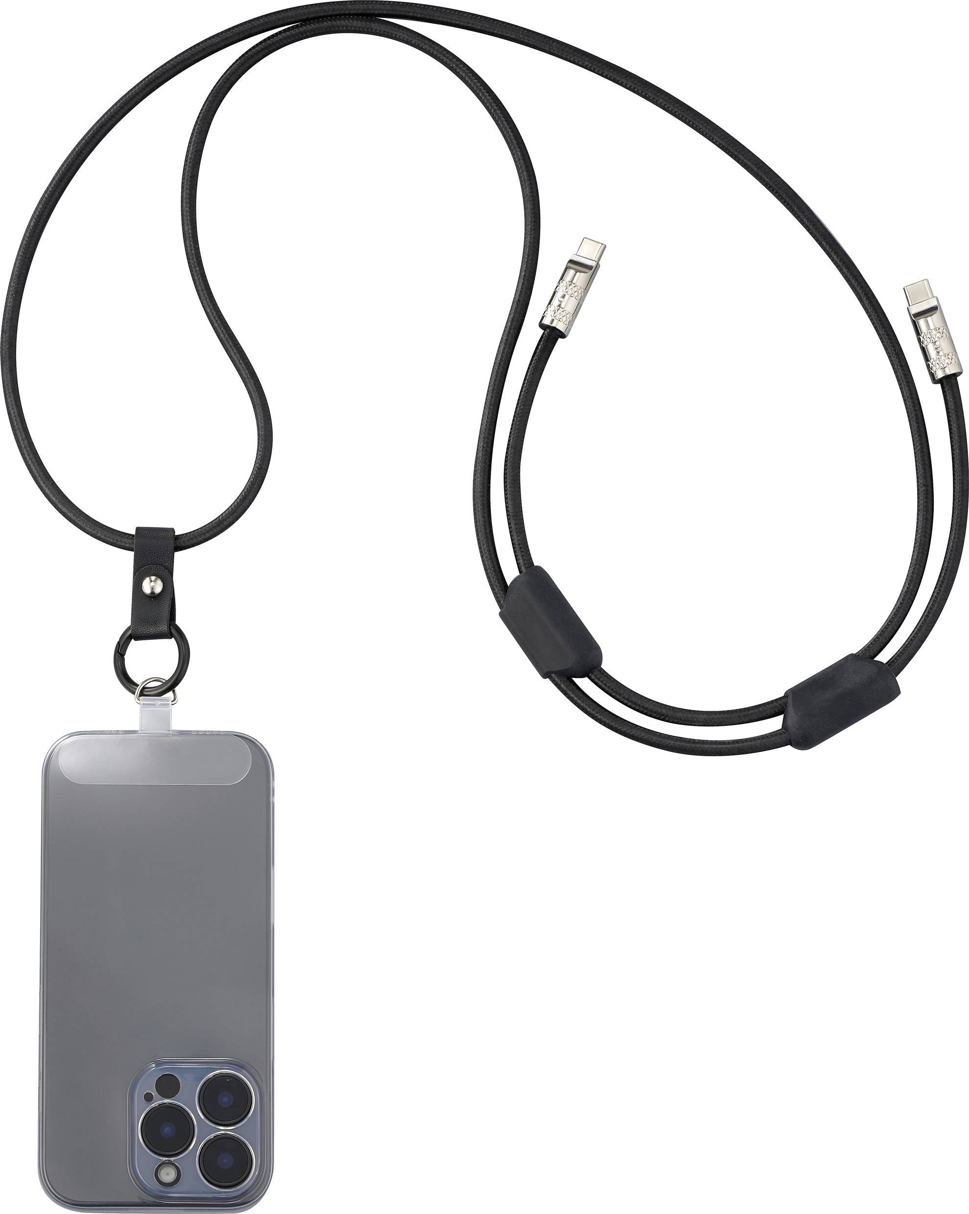 Кабель Renkforce USB-C USB 2.0 чоловічий USB-C® 1,50 м чорний RF-6721086