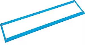 Niebieski prostokątny ramka z białym tłem, bez dekoracji lub tekstu.