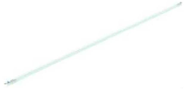 Długa, smukła, cylindryczna lampa fluorescencyjna z dwoma metalowymi stykami na końcach. Jest często stosowana w oświetleniu domowym i biurowym.