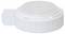 Okrągła, biała obudowa zewnętrzna z przezroczystym deklem, przeznaczona do urządzeń elektronicznych lub instalacji antenowych.