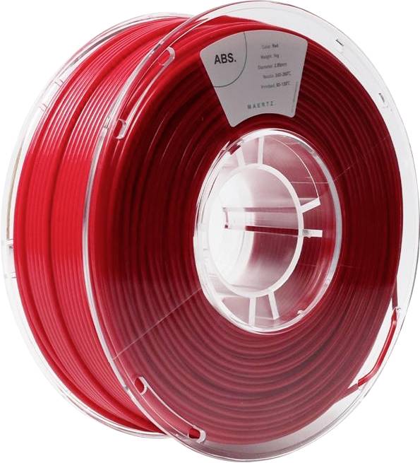 Maertz PMMA-1010-014 PMMA-1010-014 Филамент для 3D принтерів ABS хімічно стійкий 2,85 мм 1000 г червоний 1 шт.