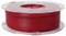Rolka czerwonego filamentu do drukarki 3D wykonana z tworzywa sztucznego.