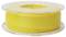 Żółta szpula filamentu do drukarki 3D, przezroczysta obudowa.