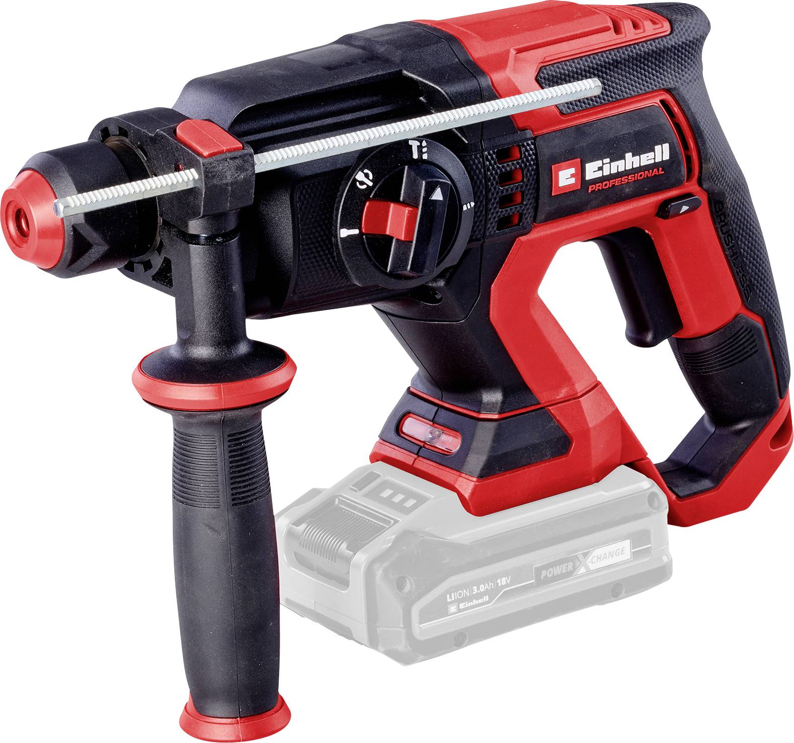 Einhell Professional Power X-Change TP-HD 18/22 D Li BL - Акумуляторний ударний дриль Solo SDS-Plus; 18 В; 3 Аг; літій-іонний