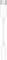 Biały adapter USB-C na złącze jack służący do podłączania urządzeń audio do nowoczesnych urządzeń pozbawionych tradycyjnego gniazda słuchawkowego.