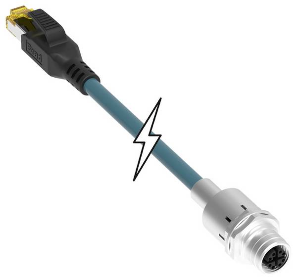 Molex 1203410751 Złącze konfekcjonowane czujnika/aktuatora M12 proste 1.0 m Ilość pinów: 8 1 szt. torba