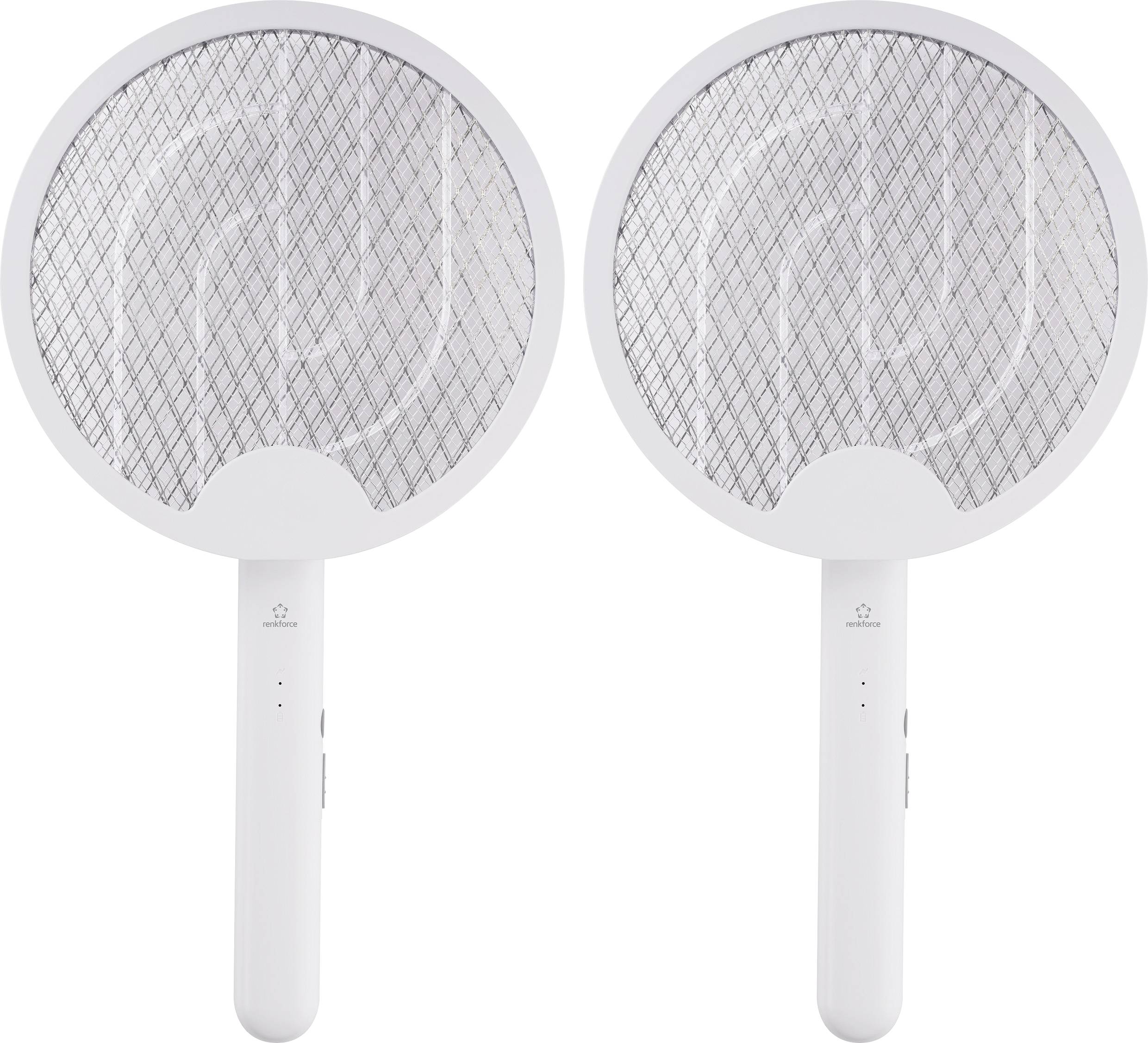 Renkforce RF-EFS-100 RF-6730842 Електрична сітка для мухоловки, УФ-лампа (Ш x В x Г) 430 x 230 x 46 мм білий колір 2 шт.