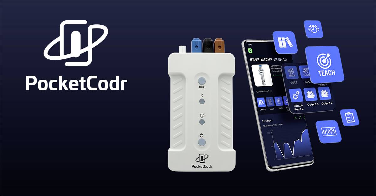 Конфігуратор пристроїв Contrinex 600-100-203 24 В/DC