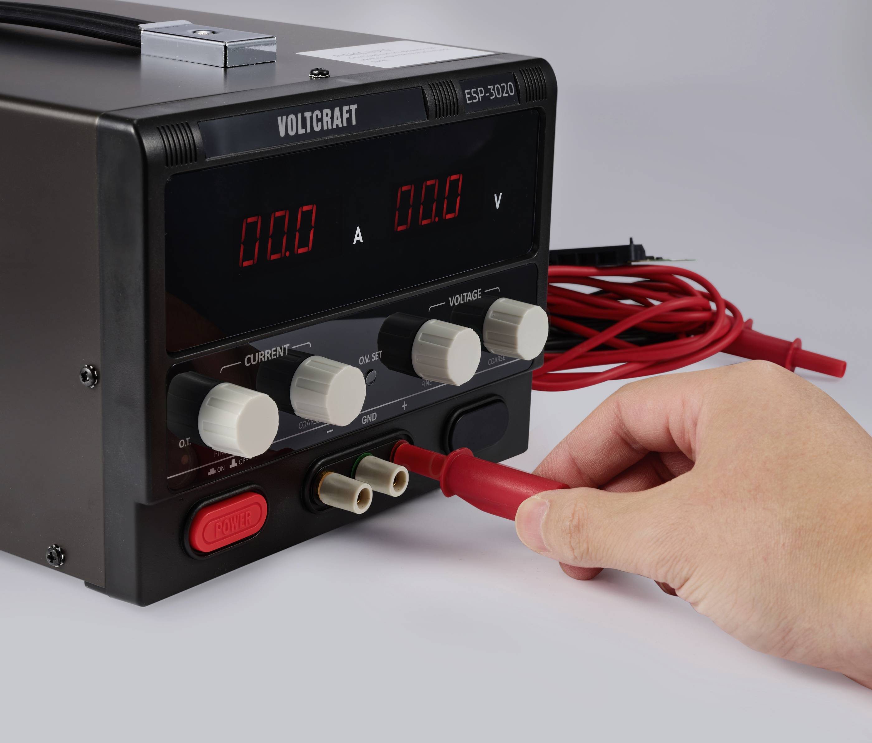 Вимірювальний дріт VOLTCRAFT MSB-532 4 мм2 м; червоний 2,5 мм² CAT IV 600 В 32 A