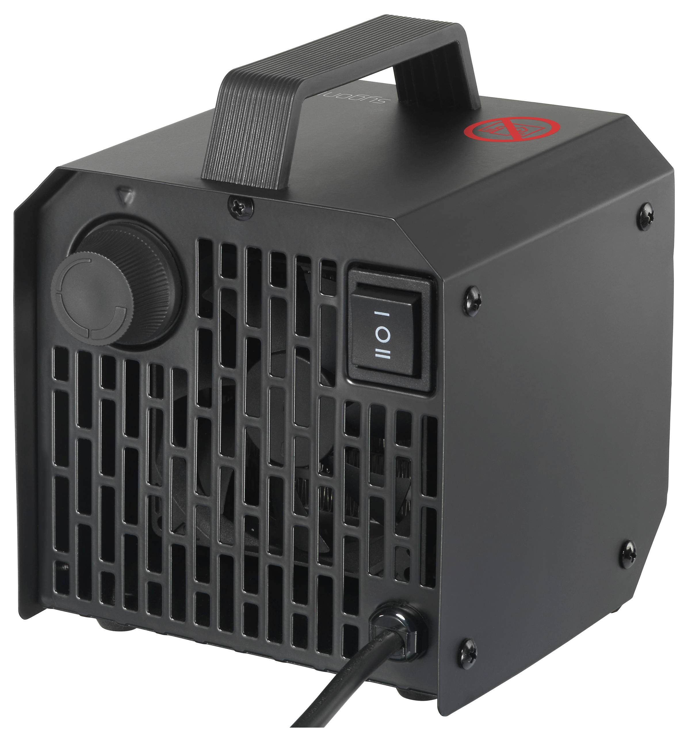 PTC-обігрівач Sygonix SY-6735636 10 м² чорний