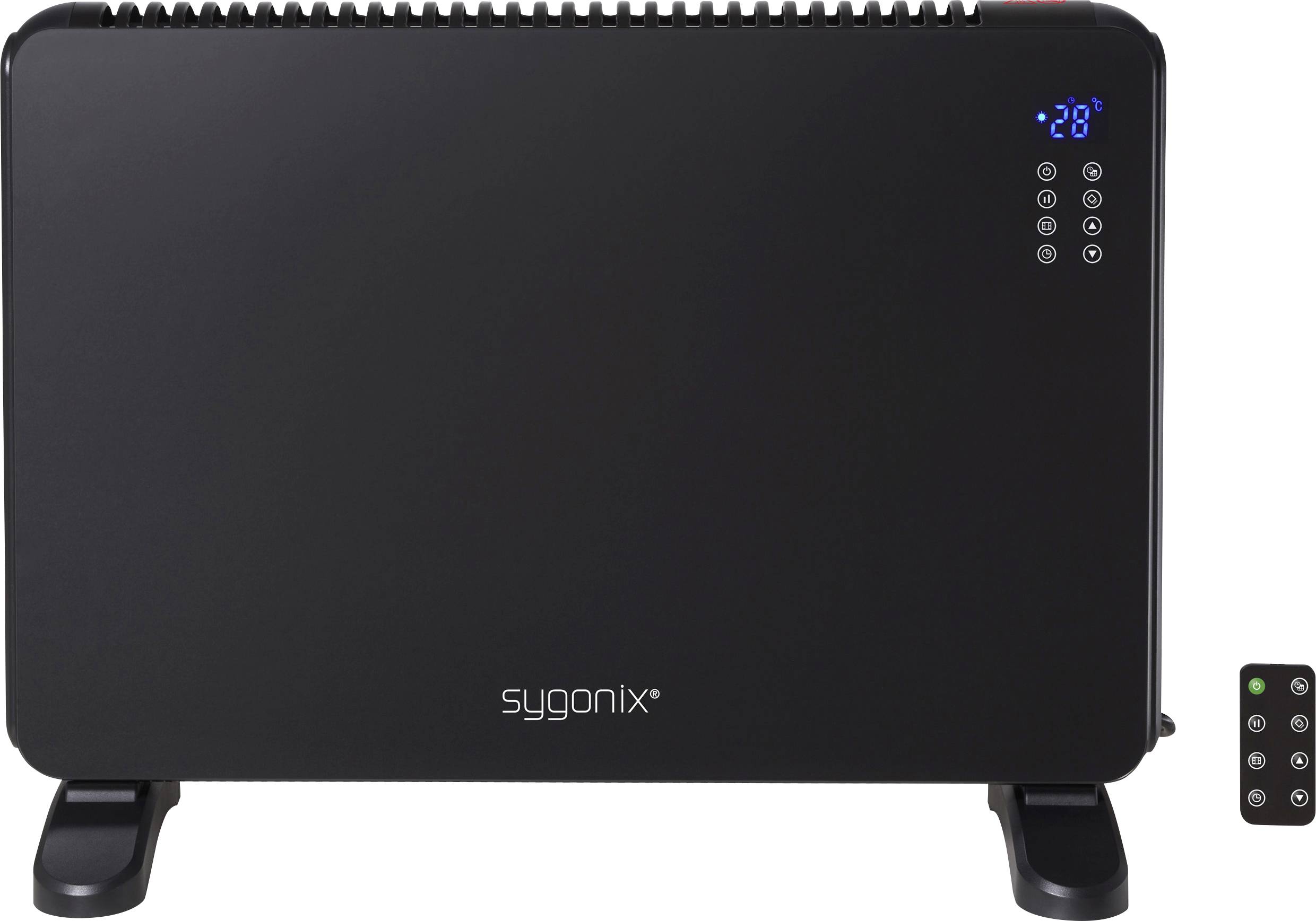 Радіатор Sygonix SY-6735640 20 м² чорний