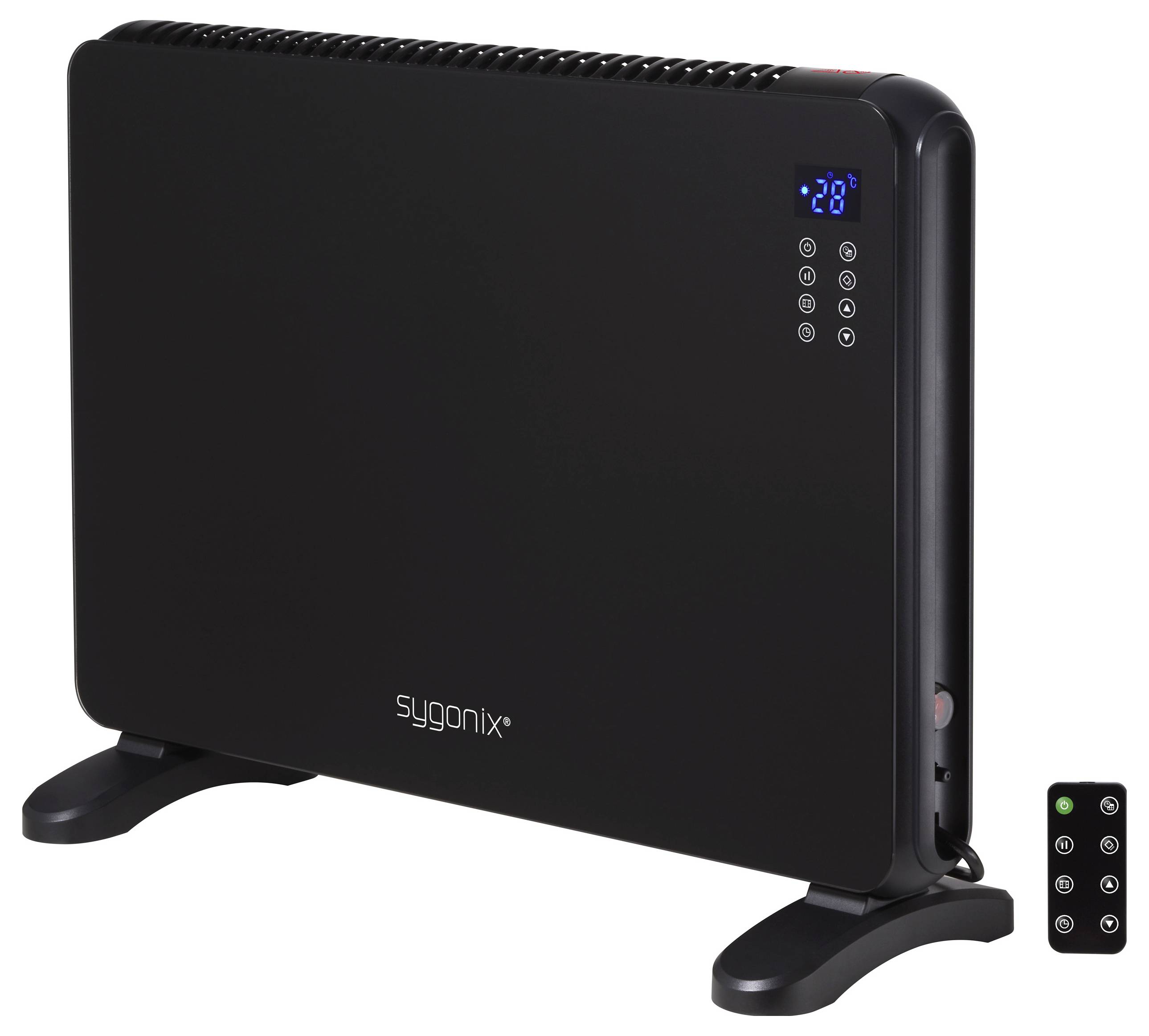 Радіатор Sygonix SY-6735640 20 м² чорний