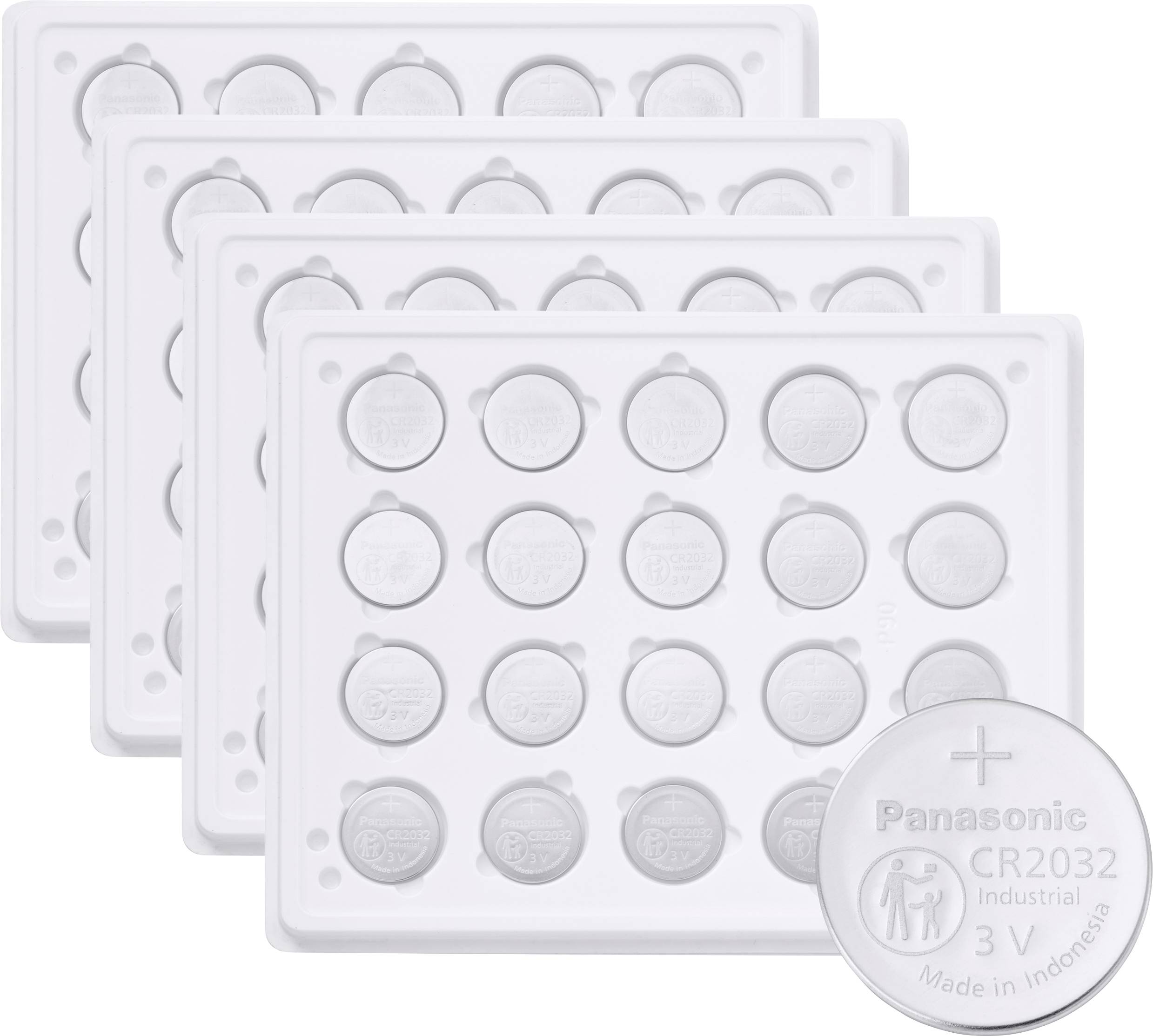 Батарейка-ґудзик CR 2032 Panasonic CR2032 3 В 400 шт. 225 мАг літієва
