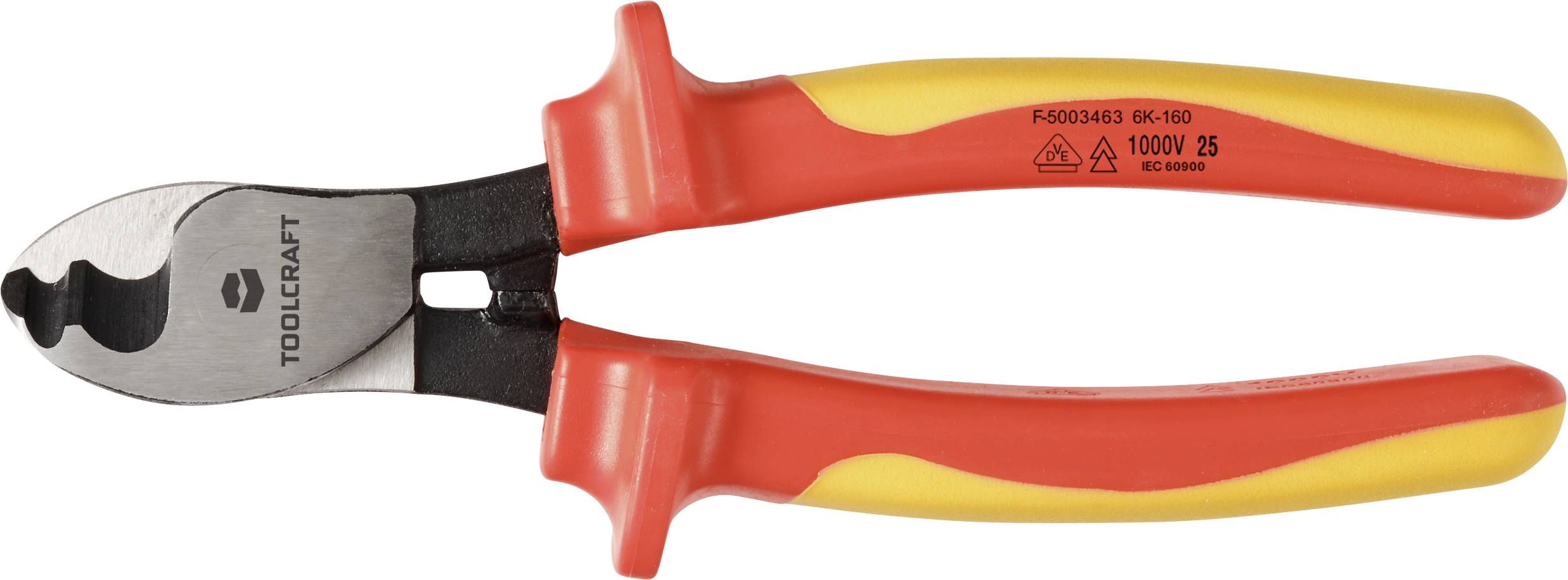 Кусачки для кабелів VDE TOOLCRAFT TO-10104936 160 мм