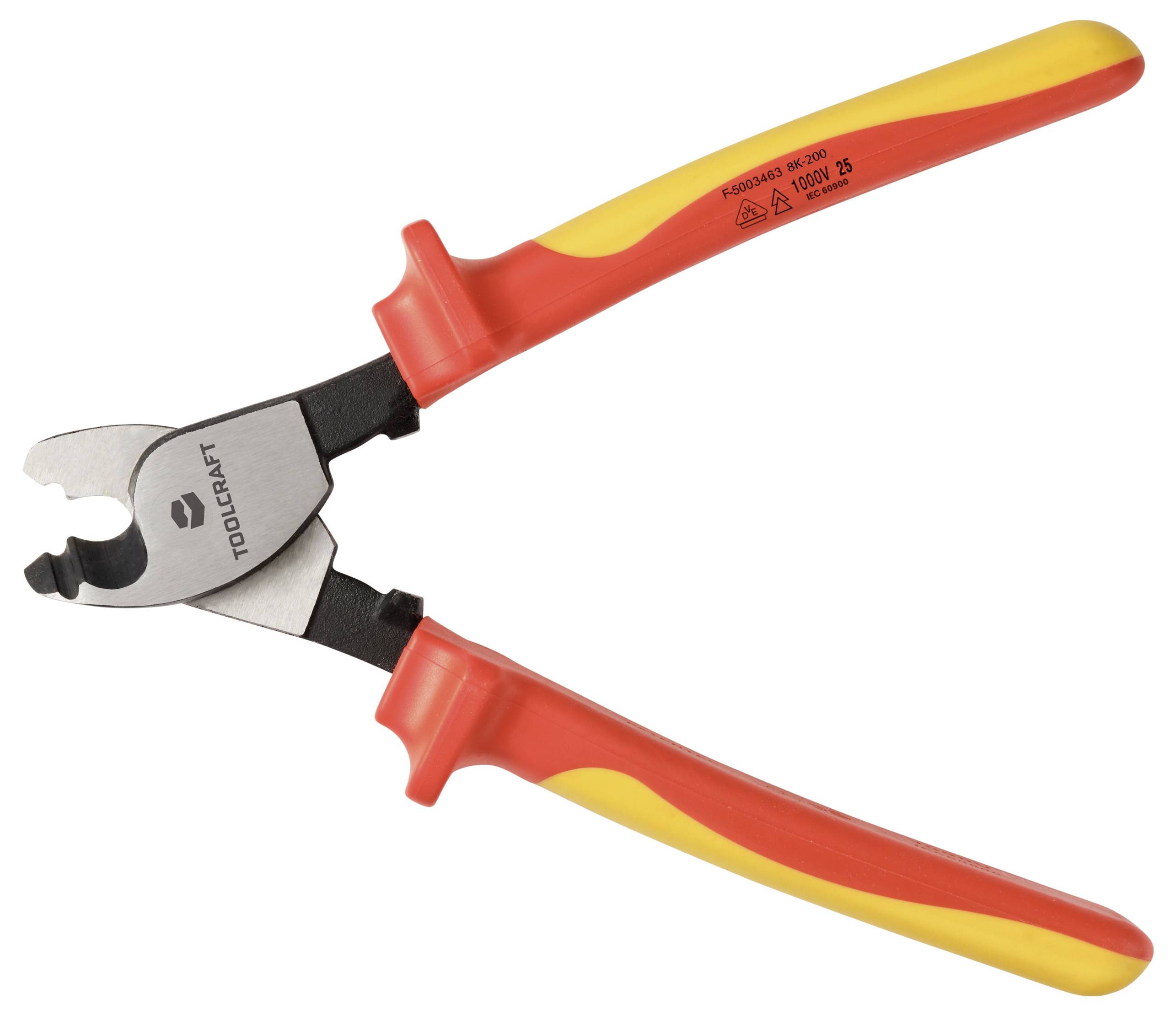 Кусачки для кабелів VDE TOOLCRAFT TO-10104939 200 мм