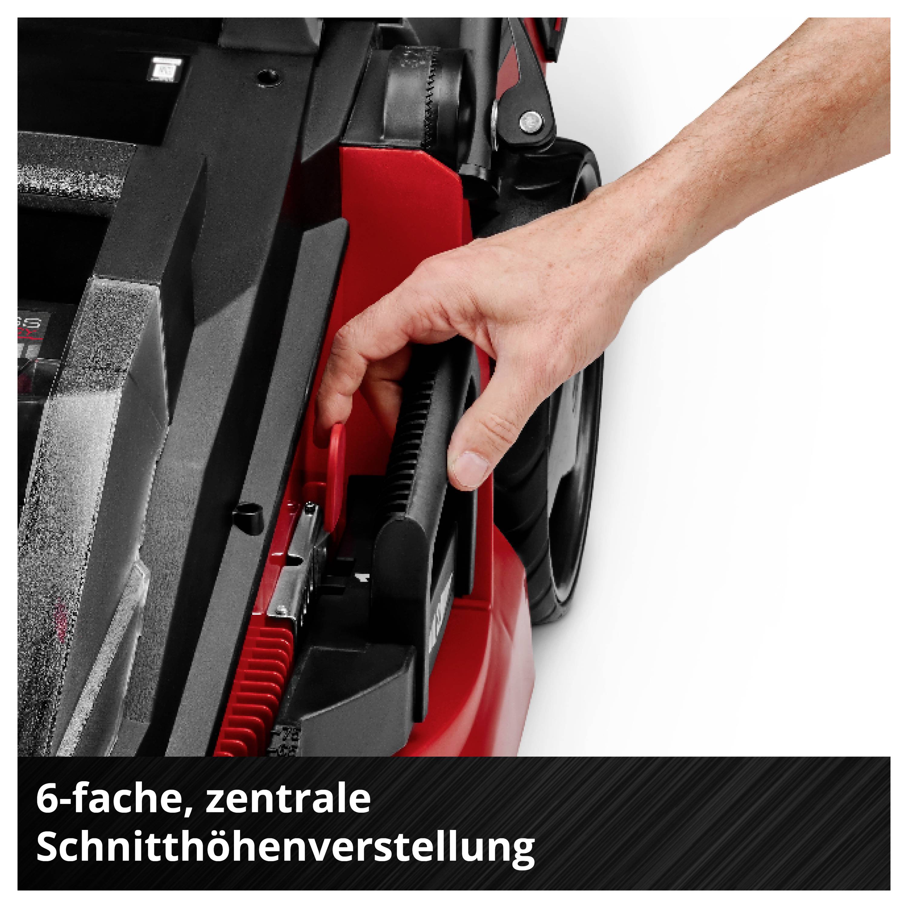 Einhell Power X-Change GE-CM 43 Li M Kit (2x4,0Ah) akumulatorowy Akumulatorowa kosiarka do trawy zaw. ładowarkę, zaw. 2 -8