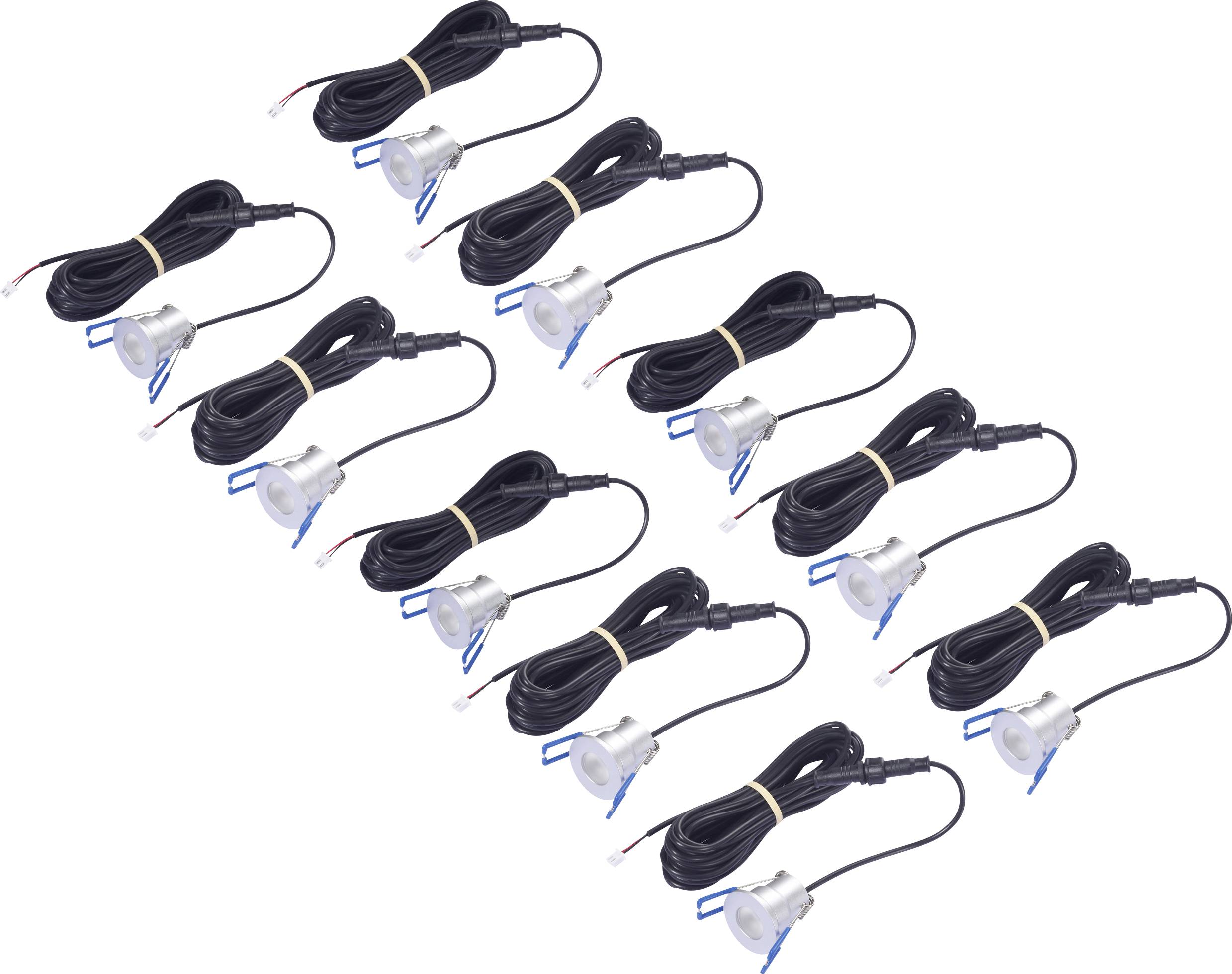 Вбудований світильник Sygonix SY-6737556, комплект з 10 предметів, 28,7 Вт