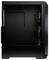 Czarna obudowa komputera bez zamontowanych podzespołów, wyposażona w kilka wentylatorów z boku, przeznaczona do zbudowania komputera stacjonarnego.