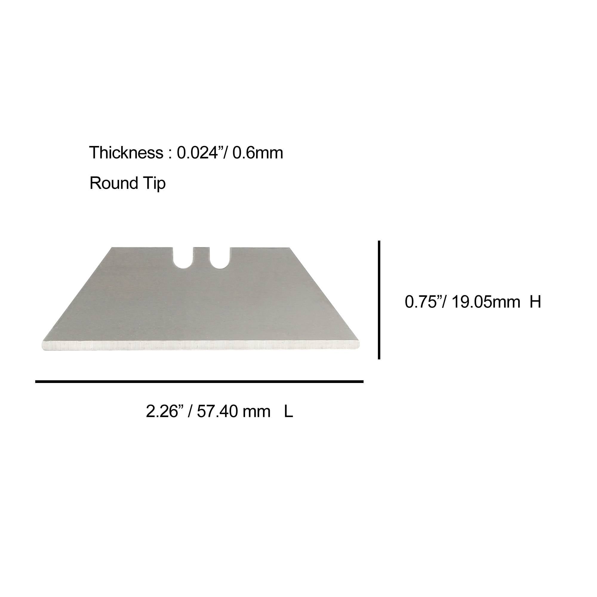 Змінне лезо для ножа Berger & Schröter 58,2 мм, вуглецева сталь, сріблясте, 100 шт.